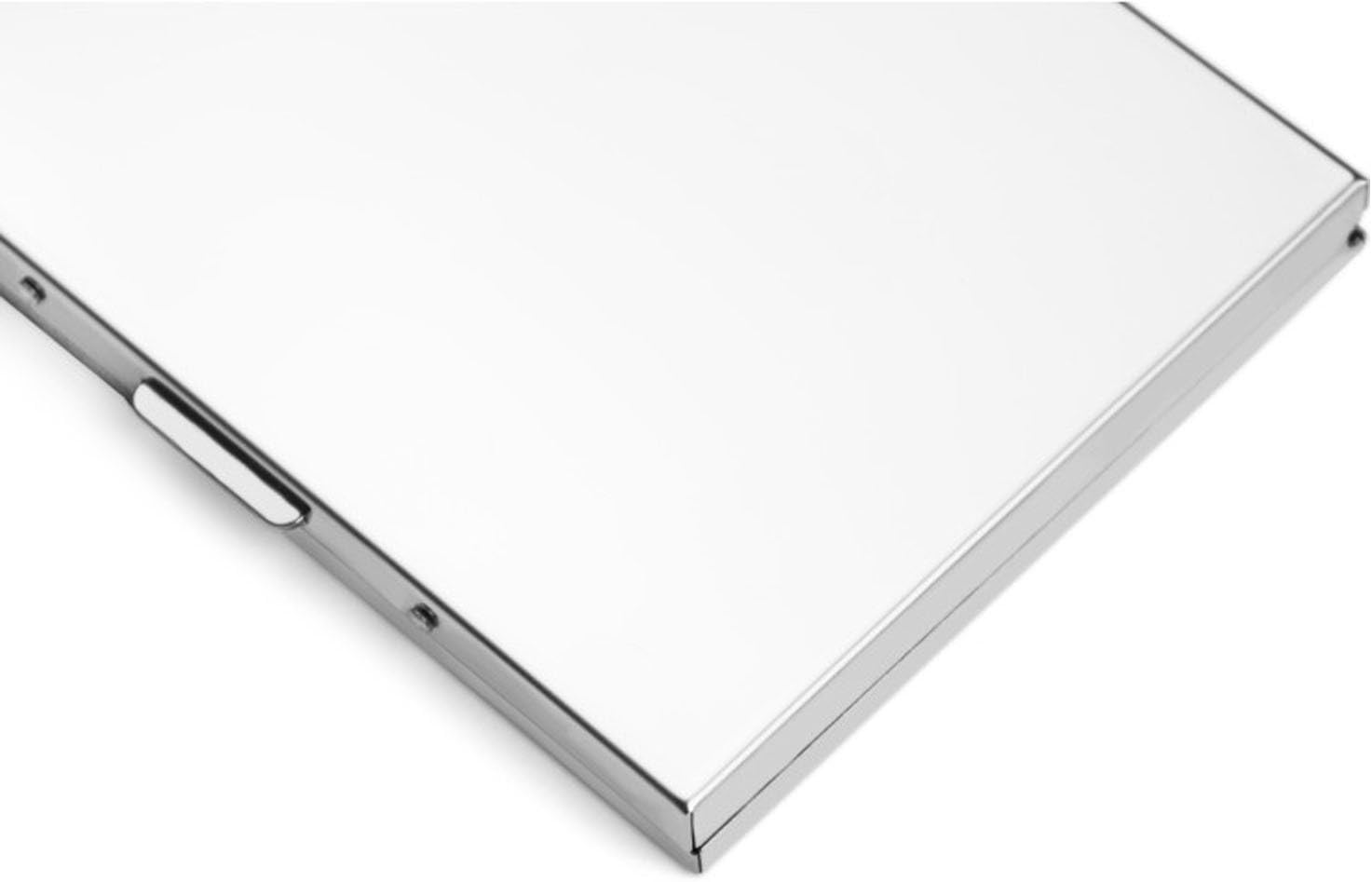 Extra Slim Stainless Steel Cigarette Case Holds 9 Cigarette (Regular Size 84mm and King Size)